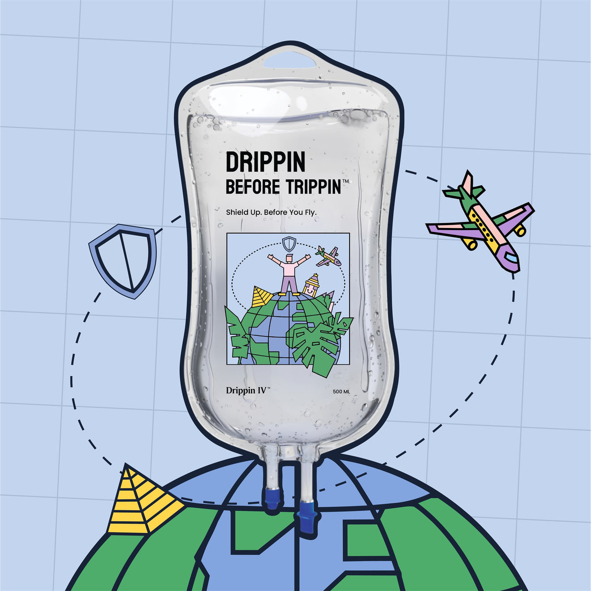 Drippin before trippin hero